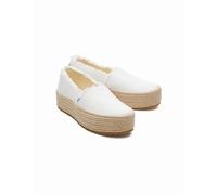 Toms Women's Valencia Womens Espadrilles - White - Size: 8