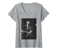 Womens Tony Iommi Black Sabbath Heavy Metal Live Born Again Tour V-Neck T-Shirt