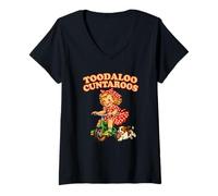 Women's Toodaloo Cuntaroos Retro Sarcastic Goodbye Humor V-Neck T-Shirt