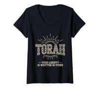 Womens Torah is Freedom Broken Chain Liberty Hebrew Roots Bible Law V-Neck T-Shirt