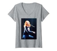 Women's Tori Amos Singer at The Piano Live V-Neck T-Shirt