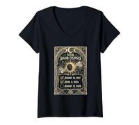 Women's Total Solar Eclipse 2017 2024 2026 Astronomy Celestial Event V-Neck T-Shirt
