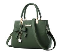 Women's Tote Bag Handbags Women's Purse Satchel Shoulder Bag Tote Leather Bag for Women Bags Travel Bag, Green, One Size