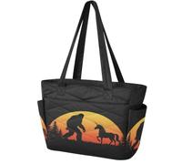 Women's Tote Handbag Lightweight Versatile Funny Myth Creatures