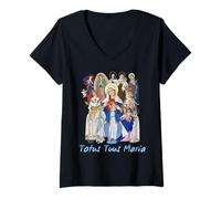 Womens Totus Tuus Maria Totally Yours Catholic JPII Mother Mary V-Neck T-Shirt