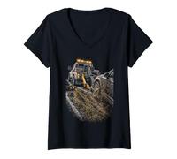 Women's Tow Truck Operator V-Neck T-Shirt