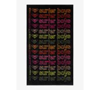 Women's towel Roxy Cold Water Message Noir 63x31,4" / 160x80 cm