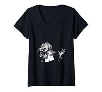 Womens Toyah Live On Stage By Virginia Turbett V-Neck T-Shirt