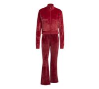 adidas Women's Glam Velvet Tracksuit, active maroon, XXL