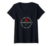 Women's Trade Unions for The People V-Neck T-Shirt