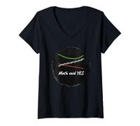 Women's Trading Math Technical Analysis Trader ADX V-Neck T-Shirt