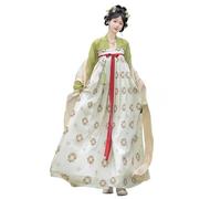 Women's Traditional Chinese HanFu Dress Floral Print Princess Costume