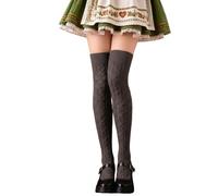 Women's Traditional Stockings, Thin Socks, Low Saturated Soft Comfortable Knitted Stockings That Go Over The Knee, Cuddly Warm Socks