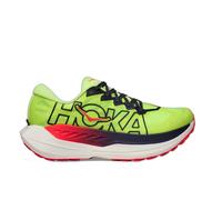 HOKA Women's Rocket X Trail Trail Shoes in Neon Yuzu/Neon Flame, Size 5.5
