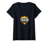 Women's Train Like You Mean IT V-Neck T-Shirt