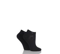 Women's Trainer Socks Burlington Everyday Cotton Liners Various Colours- 2 Pairs