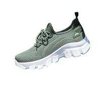Womens Trainers Athletic Running Shoes Gym Trainers Walking Sneakers Lightweight Tennis Sports Shoes Soft Ladies Trainers Comfortable Cushion Walking Fashion Sneakers for Women Green