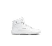 Barebarics Zing High Top Barefoot Leather Trainers White EU 36