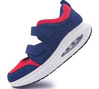 Womens Trainers Breathable Nurse Work Shoes Non-Slip Adjustable Comfortable Walking Running Casual Nursing Orthotic Lightweight Shoes Arthritis, Diabetes, Plantar Fasciitis Blue UK-9