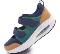 Womens Trainers Breathable Nurse Work Shoes Non-Slip Adjustable Comfortable Walking Running Casual Nursing Orthotic Lightweight Shoes Arthritis, Diabetes, Plantar Fasciitis Black UK-4