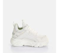 Buffalo Cld Chai Women's Vegan Faux Low Platform Snekr Platforms (White White, UK 5)