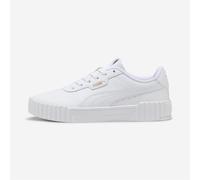 Puma Women's Sneaker Carina 3.0 White Gold UK 7.5