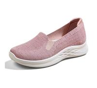 Women's trainers, casual shoes for women with comfortable design, stylish toe separators for everyday use, ideal spring and summer, soft and breathable shoes with medium heel, versatile outfits, pink