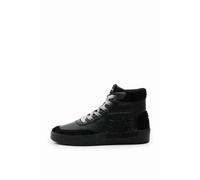Desigual Women's Shoes_Fancy high Patch 2000 Black Sneaker, 3.5 UK