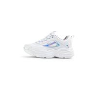 FILA Women Skye Zp Wmn Sneaker, White Iridescent, 6.5 UK