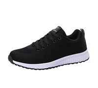 Women's Trainers Flat Wedge Athletic Running Trainers Breathable Mesh Sports Shoes Non Slip Walking Sneakers With Arch Support Lace-Up Orthopedic Shoes Lightweight Tennis Shoe Comfy Outdoor Footwear