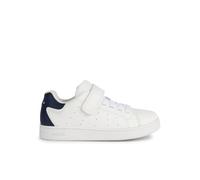 Geox J Eclyper Boy A Sneaker, White Navy, 6 UK
