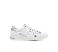Geox Girls' D Jaysen B Trainers, White Lt Silver, 3 UK