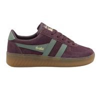 Gola Grandslam Suede - Women's Trainers - Windsor-Wine-Green-Mist-Gum, Windsor Wine Green Mist Gum, 8 UK