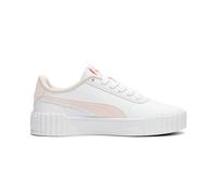 PUMA Carina 3.0 Floral JR Sneaker, White-Jasmine Flower-Seafoam, 5 UK