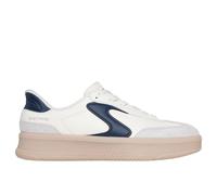 Skechers Hotshot HI - Lifted Luxe white navy beige shoes women - 38