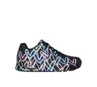 Skechers Women's UNO Spread The Love Sneaker, Black, 5 UK