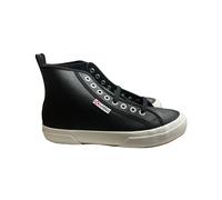 Women's Trainers Superga 2750 Mid Tumbled Leather Noir 40