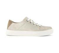 TOMS Women's Kameron Lace Up Sneaker, Champagne Metallic Suede/Suede, 4.5 UK