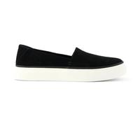 TOMS Women's Kameron Slip On Sneaker, Black Suede, 3 UK