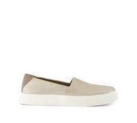 TOMS Women's Kameron Slip On Sneaker, Champagne Metallic Suede/Suede, 3 UK