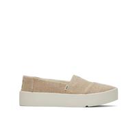 TOMS Women's Verona Slip On Sneaker, Natural Undyed Heritage Canvas, 7.5 UK