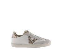 Women's Trainers Victoria Berlin Ciclista Efecto Piel & Piezas Serraje & Logo Glitter Doré 37