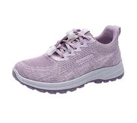 Women's Trainers Wide Fit Wedge Tennis Sneakers Non Slip Jogging Shoes Lightweight Low Top Lace Up Orthopedic Trainers with Arch Support Breathable Mesh Walking Running Sneakers Comfy Casual Shoes