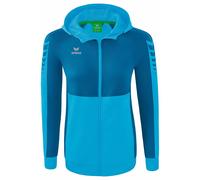 Erima Women's Six Wings Training Jacket with Hood, Curaçao, 38