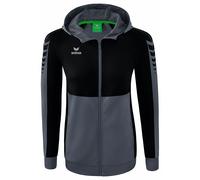 Erima Women's Six Wings Training Jacket with Hood, Slate Grey, 42