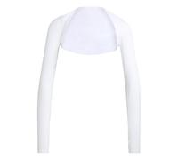 Adidas Power Essentials Workout Contour Shrug Sports Top White 2XS Woman