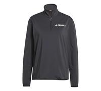 adidas Women's Terrex Multi CLIMAWARM Half Zip Tech Fleece Jacket, black, XS