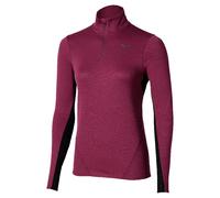 Mizuno Tech Thermal Charge Half Zip Long Sleeve T-shirt Purple XS Woman
