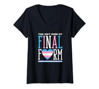 Womens Trans Pride This Isn't Even My Final Form V-Neck T-Shirt