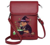 Womens Travel Bags Small Crossbody Bags Halloween Pumpkin Ghost Bat Haunted Cemetery Witch Skeleton Elegant Gift for Mother's Day Perfect for Teacher's Day